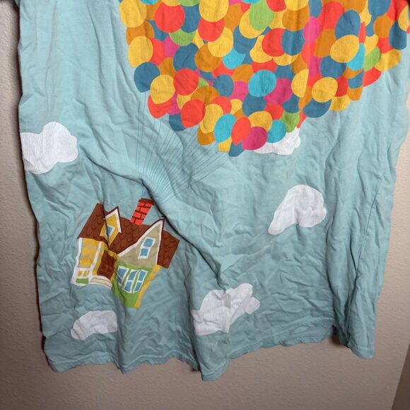 Disney Parks Up Sleep Shirt Women's XL Blue Short Sleeve House Top - Picture 3 of 7